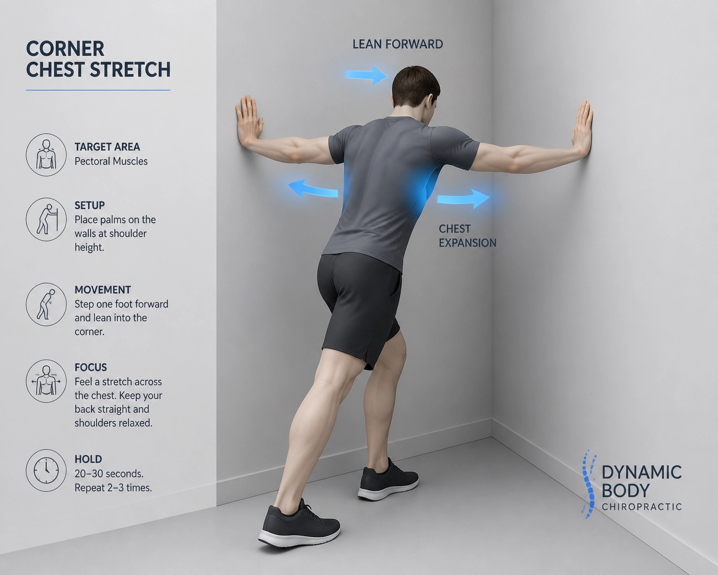 Image showing a stretch for the chest
